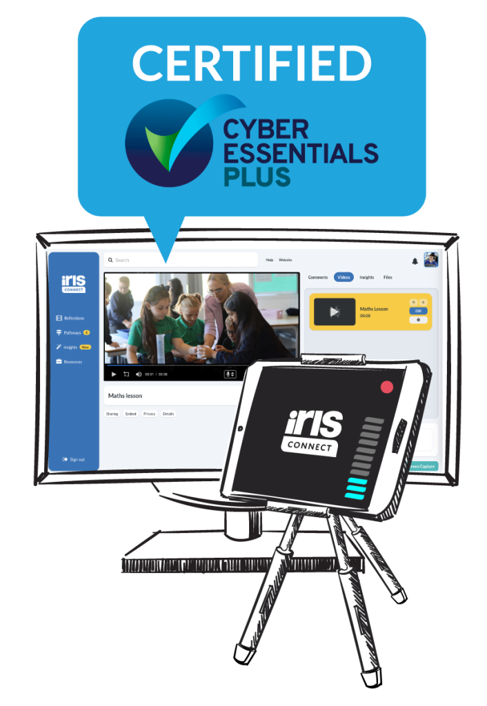 IRIS Connect System with a cyber essentials plus certified