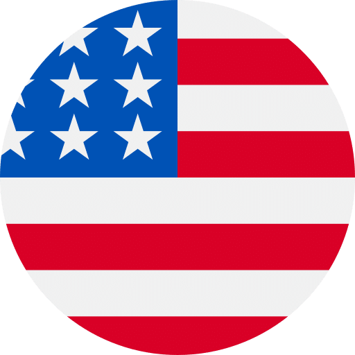 USA Flag in circle